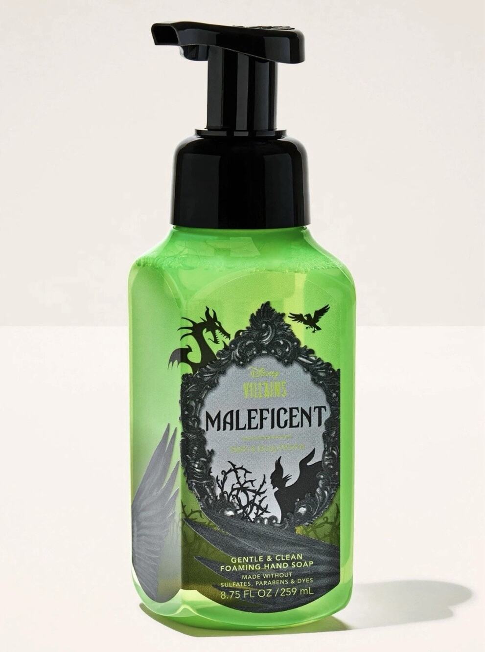 New Bath & Body works Disney Villains Maleficent Foaming Hand Soap, 8.75 oz
